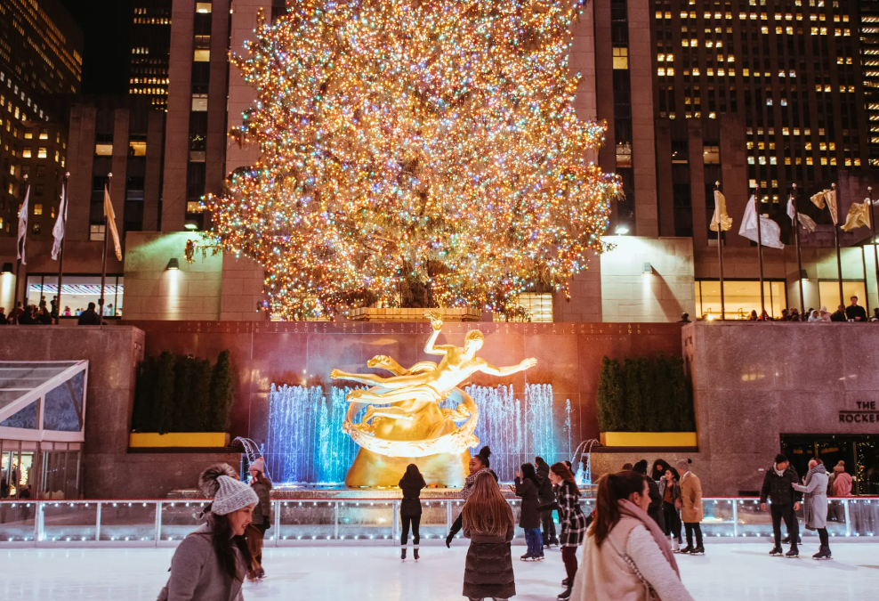 Este 12 de octubre regresa la pista de hielo del Rockefeller Center